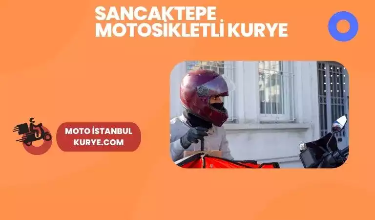 Motorcu kurye Sancaktepe