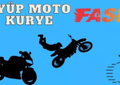 Eyüpsultan motosikleti ile kurye