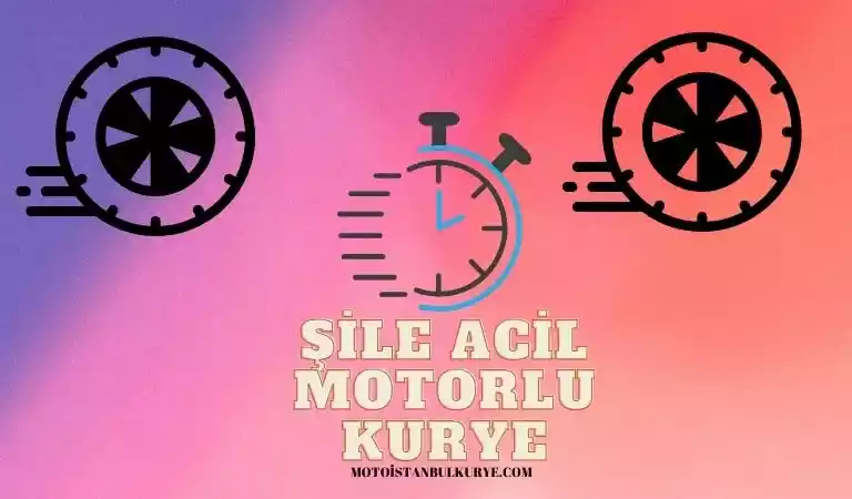 Şile motoruyla kurye