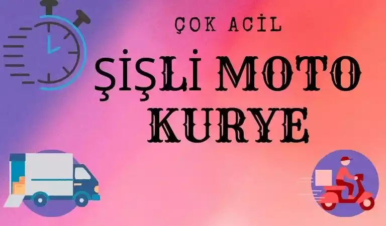 Şişli motorunu kullanan kurye