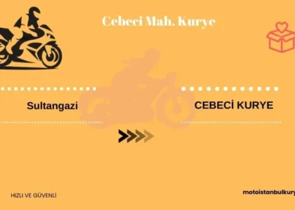 Cebeci mahallesi motorlu kurye