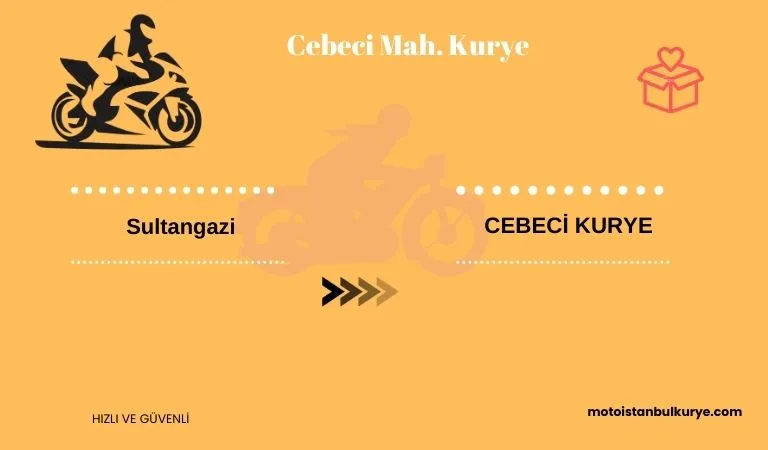 Cebeci mahallesi motorlu kurye