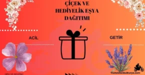 Çiçek ve hediyelik eşya dağıtımı