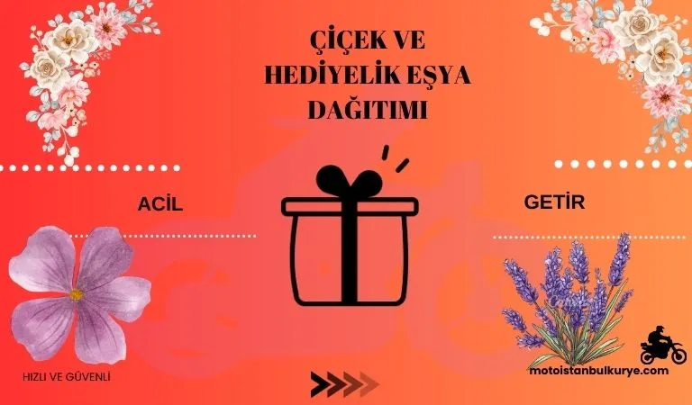 Çiçek ve hediyelik eşya dağıtımı