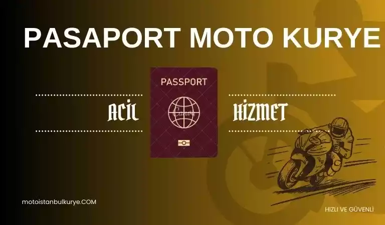 Pasaport moto kurye